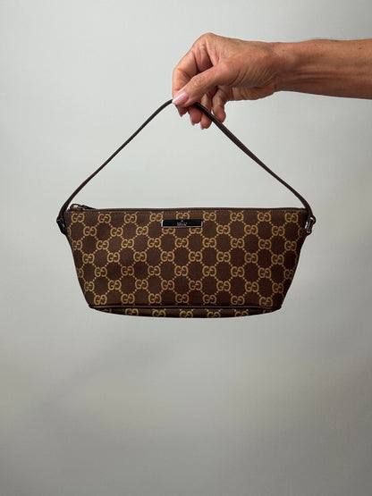 Gucci Monogram Boated Pochette