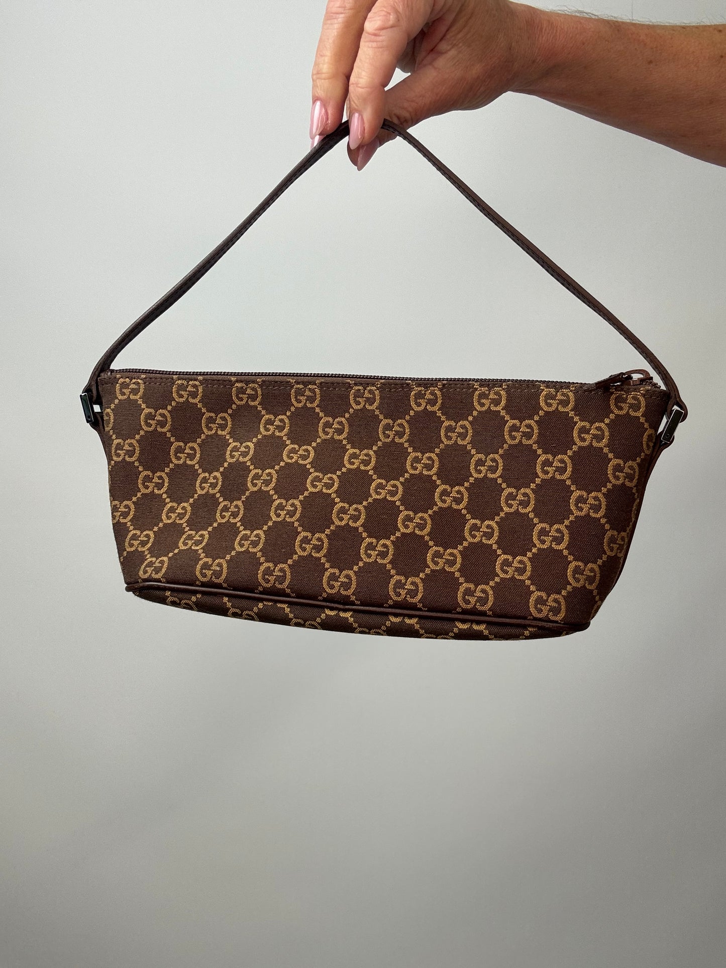 Gucci Monogram Boated Pochette