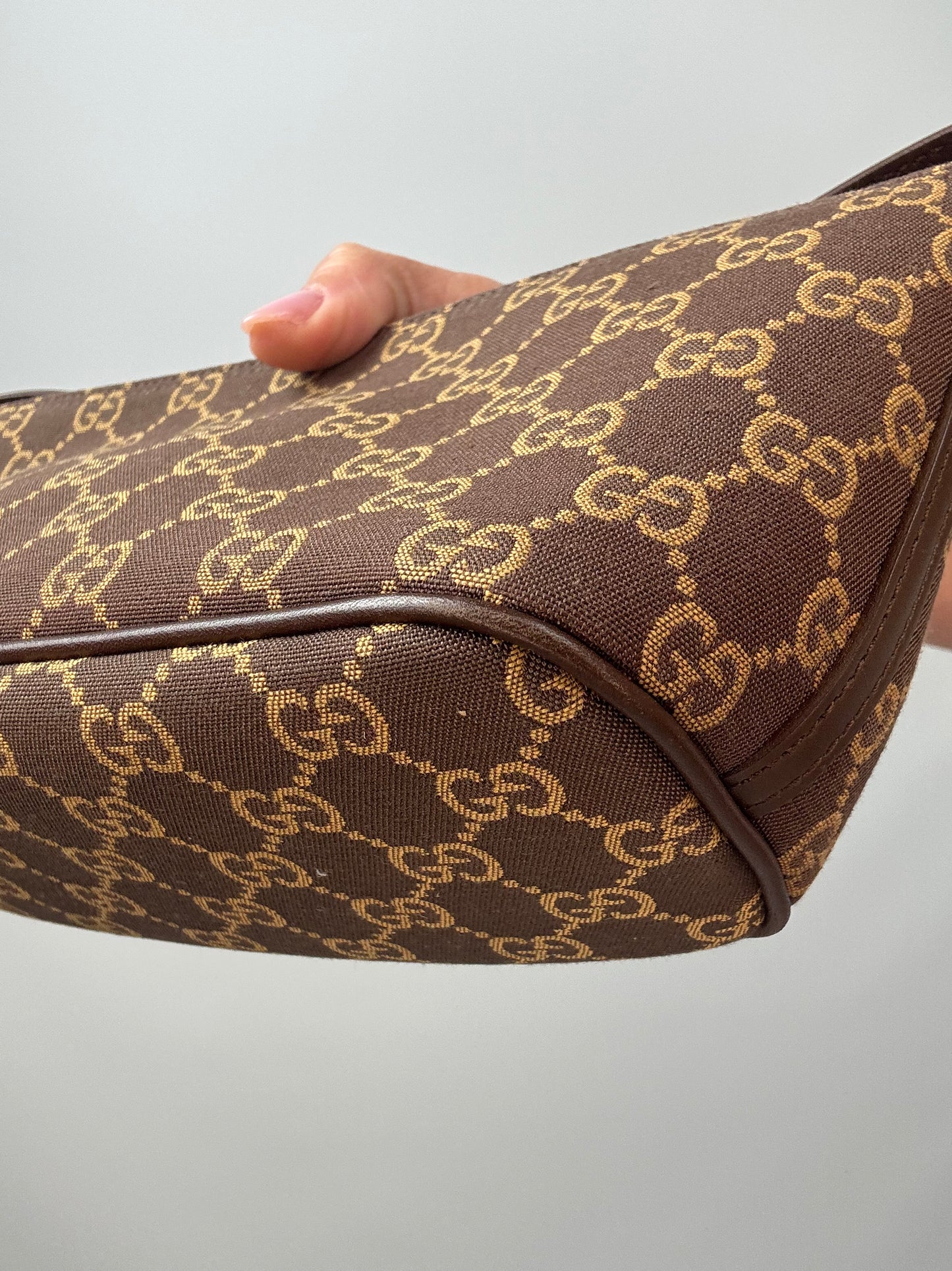 Gucci Monogram Boated Pochette