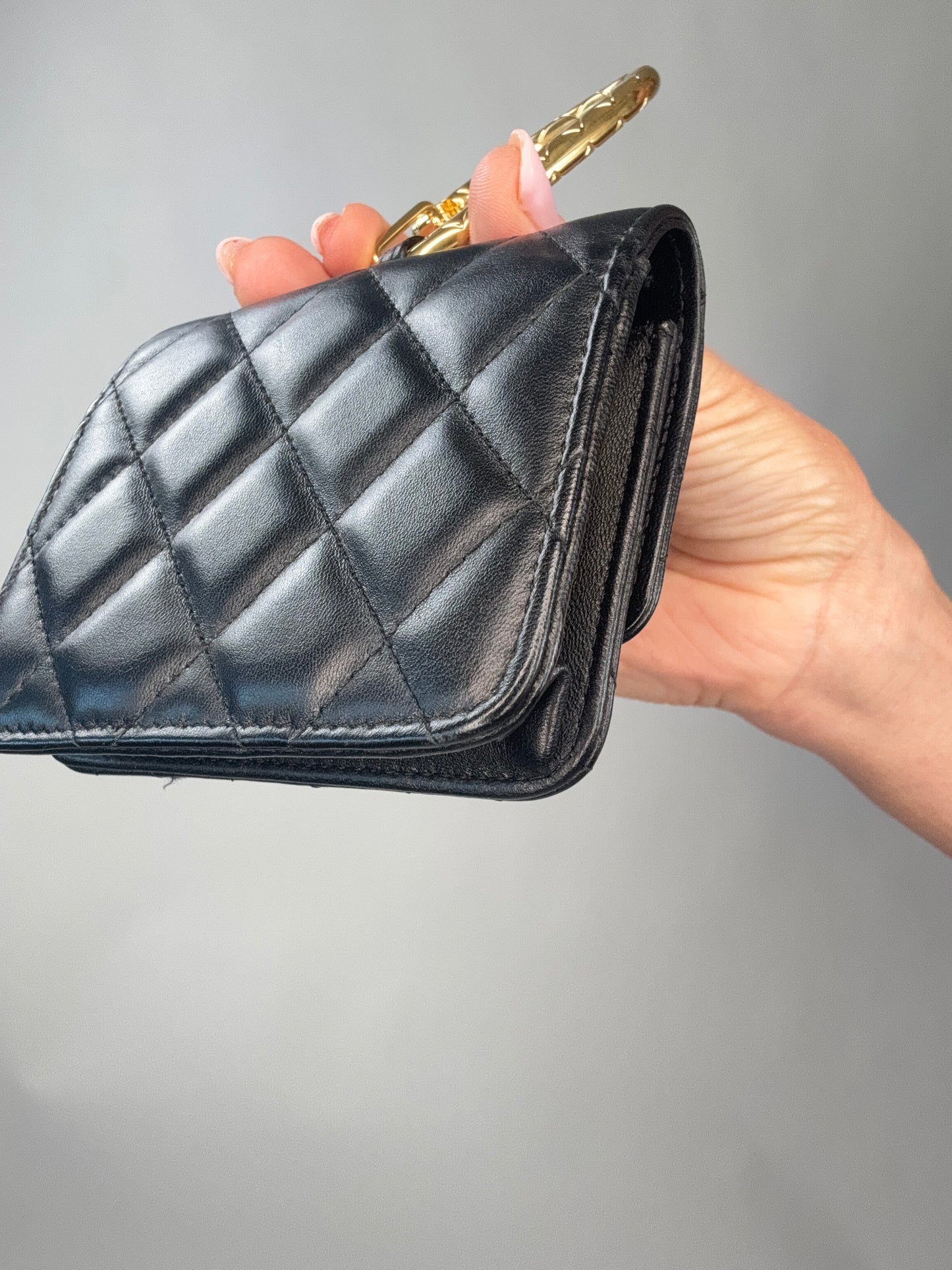 Chanel Jeweled Hook Card Case