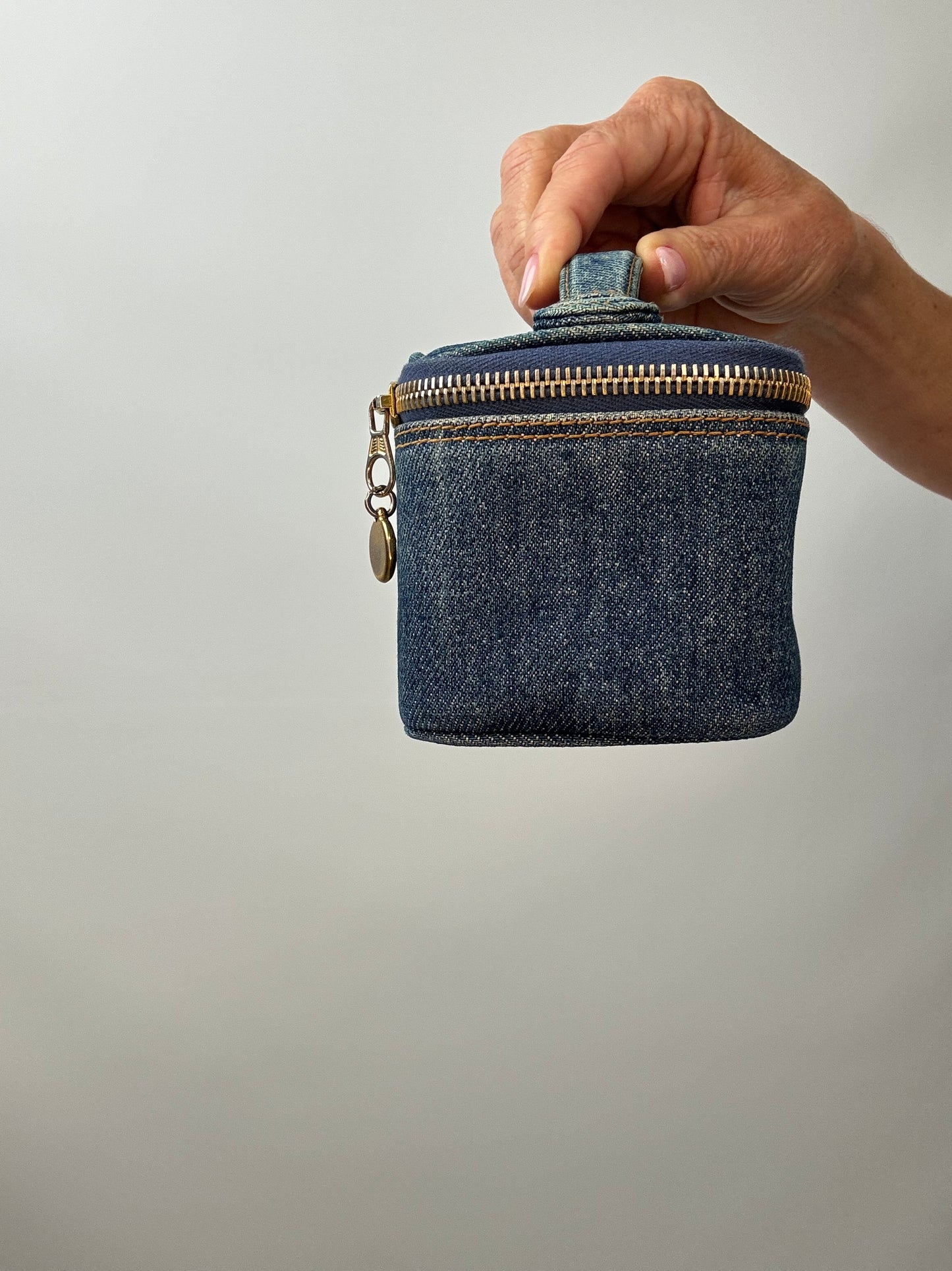 Chanel Blue Denim Vintage Mini Bag