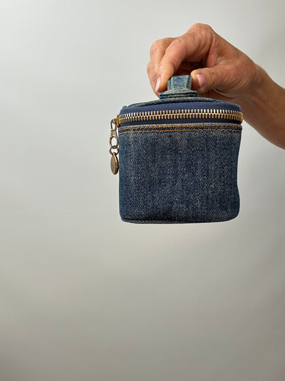 Chanel Blue Denim Vintage Mini Bag