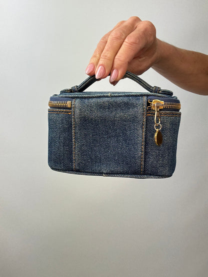 Chanel Blue Denim Vintage Mini Bag