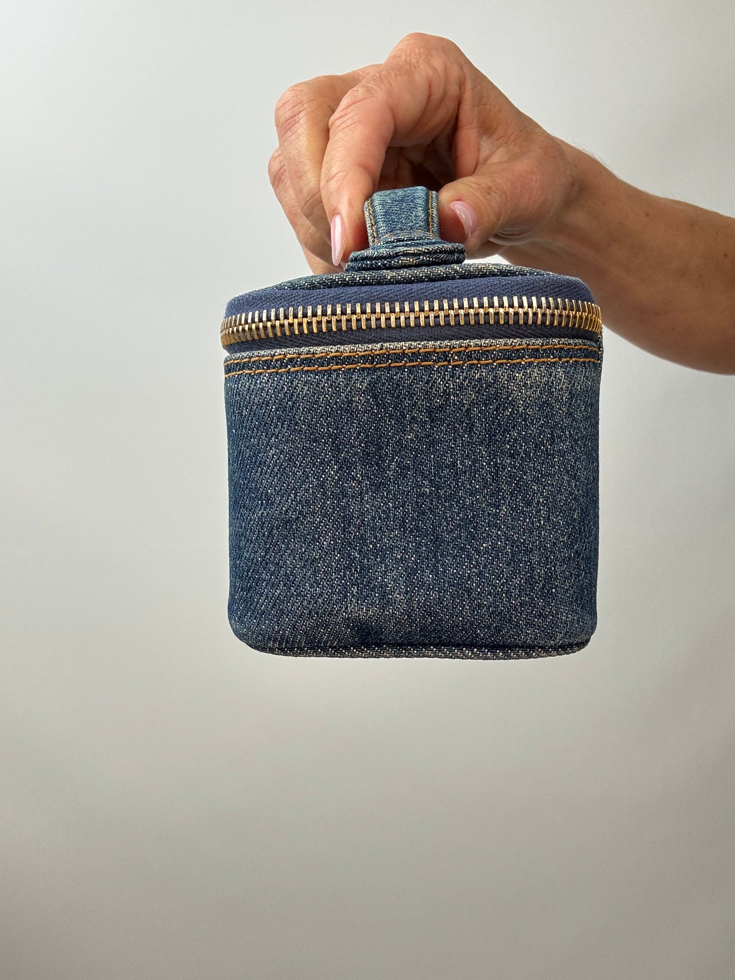 Chanel Blue Denim Vintage Mini Bag