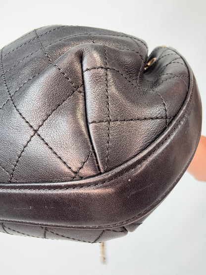 Chanel Quilted Drawstring Bucket