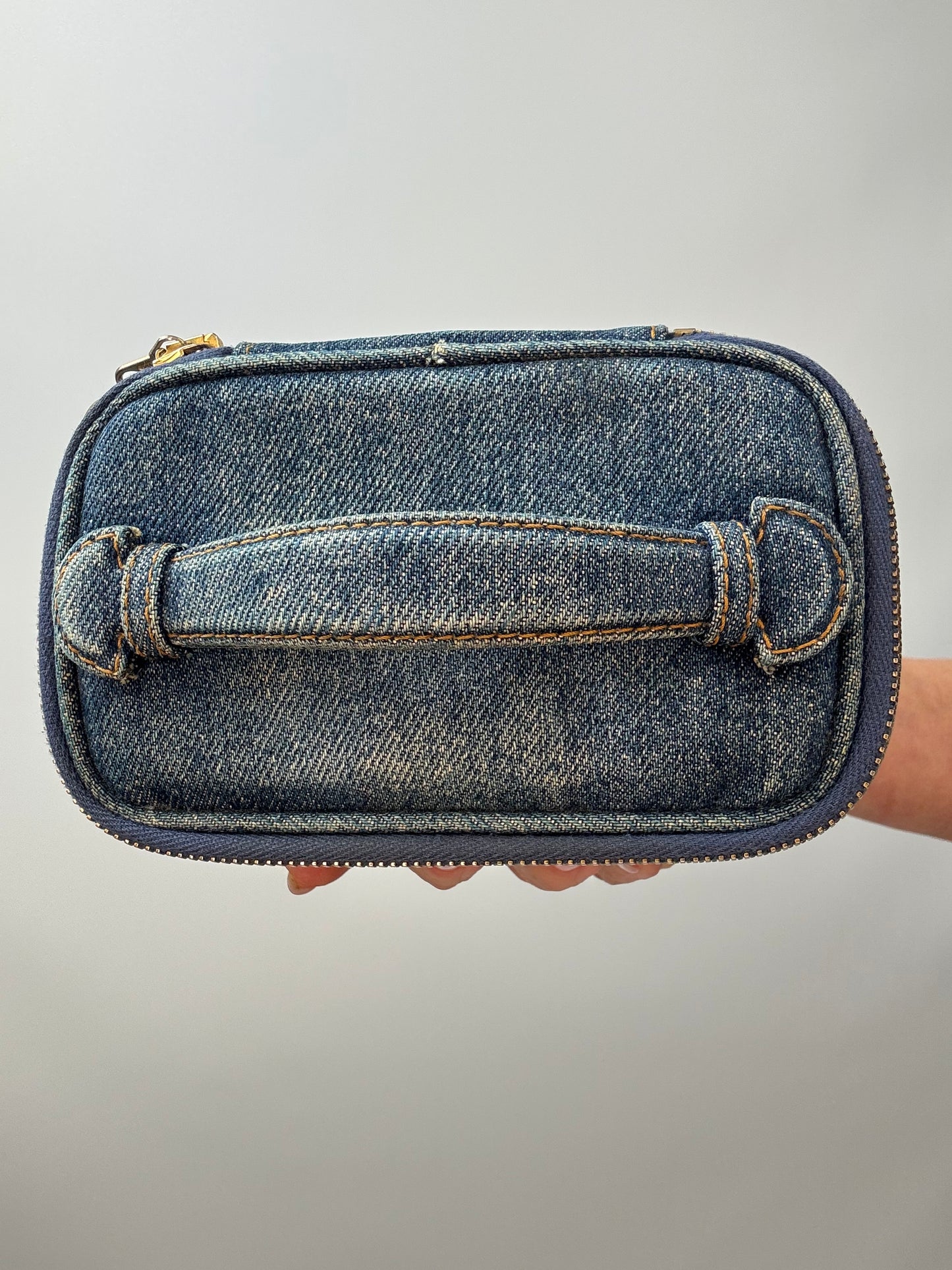 Chanel Blue Denim Vintage Mini Bag