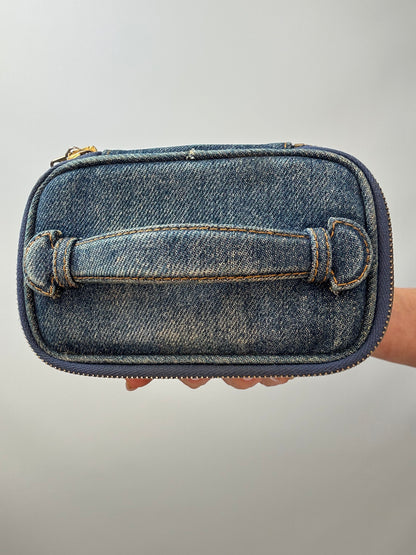 Chanel Blue Denim Vintage Mini Bag