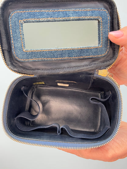 Chanel Blue Denim Vintage Mini Bag