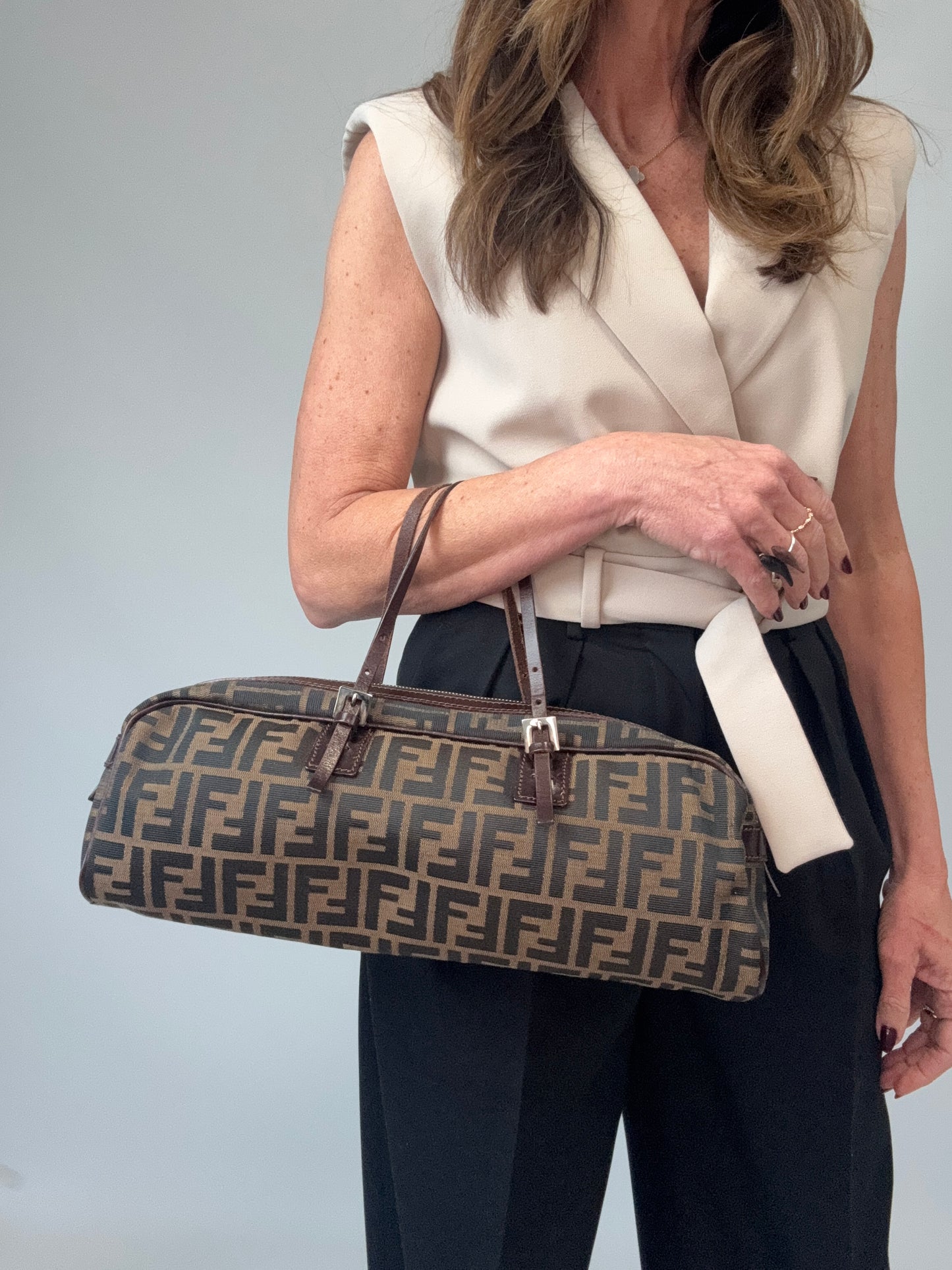 Fendi Zucca East-West Vintage Bag