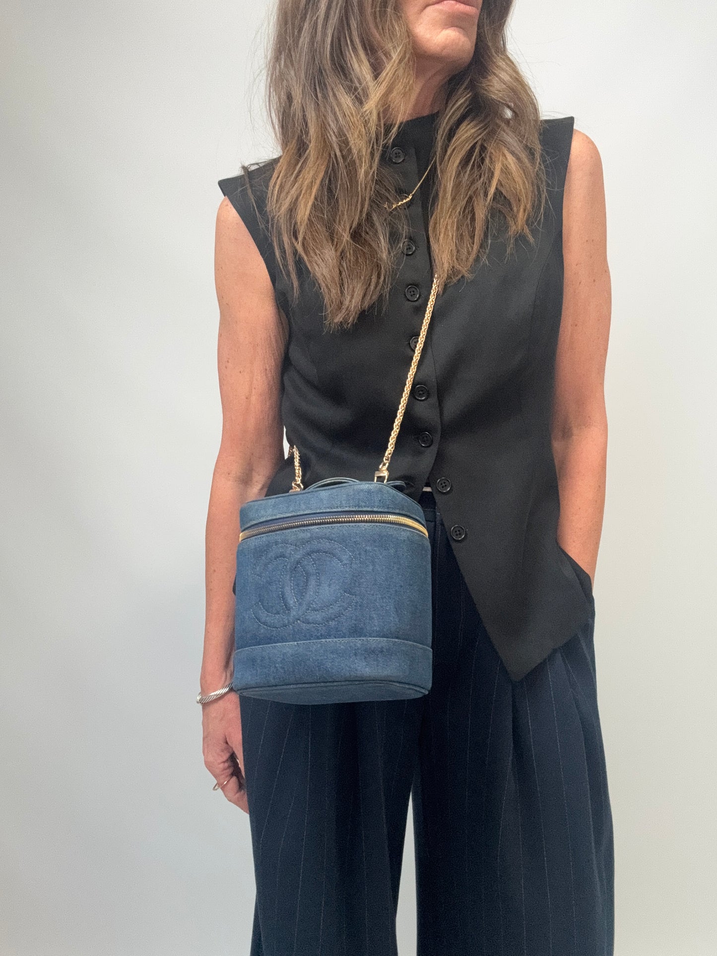 Chanel Timeless Vanity - Blue Denim