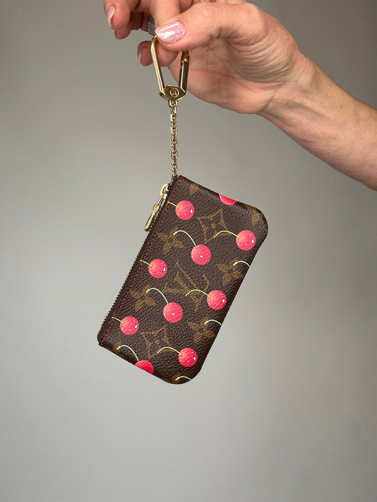 Louis Vuitton Takashi Murakami Cherry Key Coin Pochette Cle