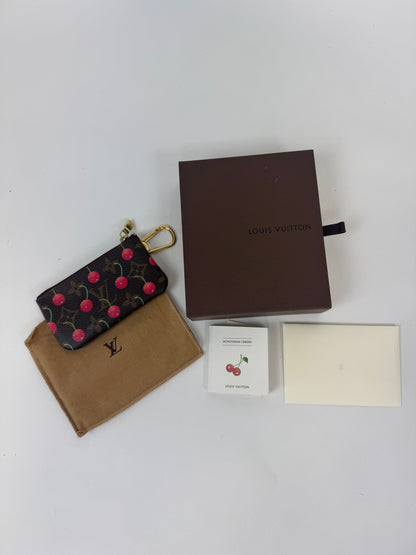 Louis Vuitton Takashi Murakami Cherry Key Coin Pochette Cle