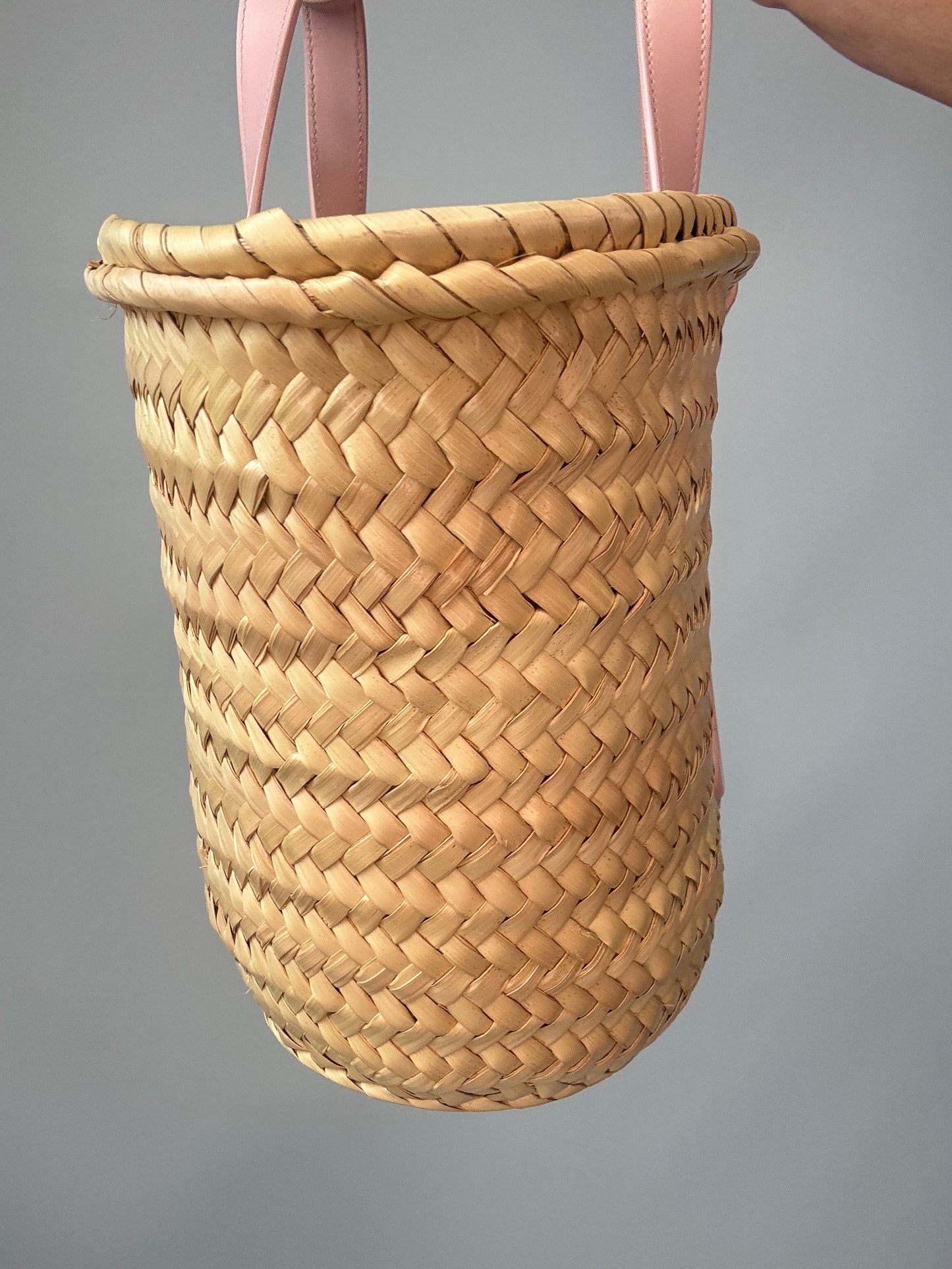 Celine Triomphe Basket Bag Pink
