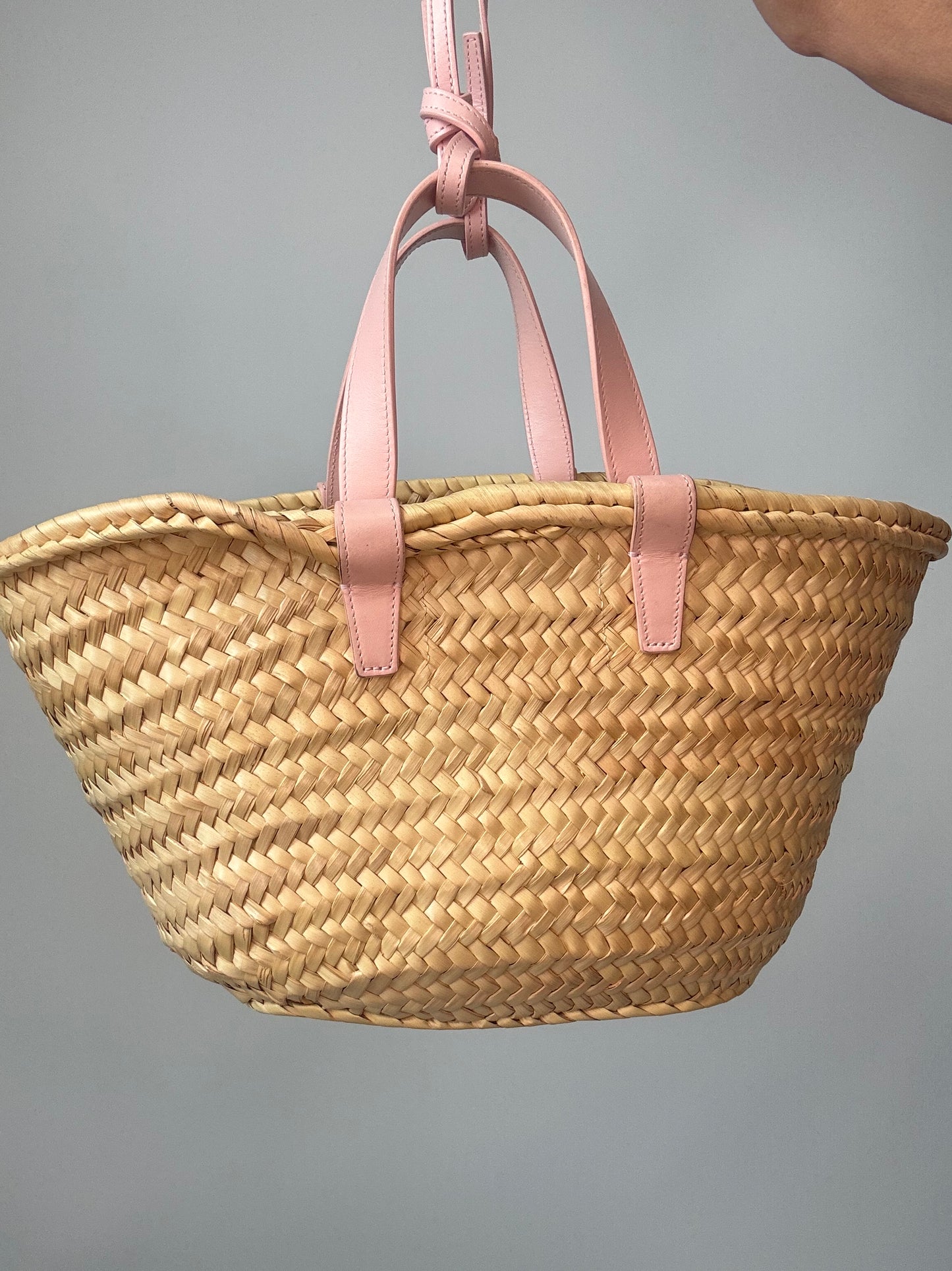 Celine Triomphe Basket Bag Pink