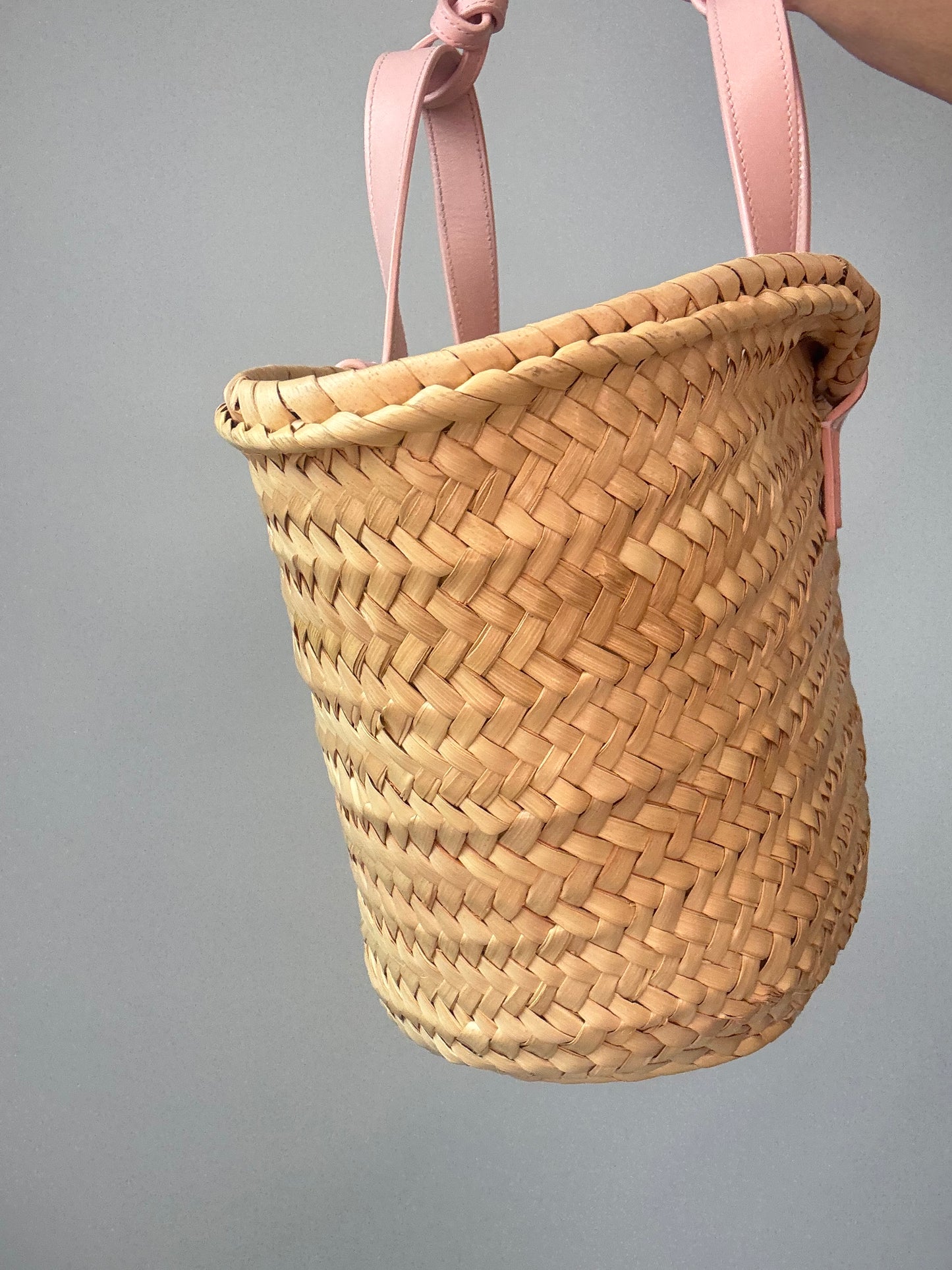 Celine Triomphe Basket Bag Pink