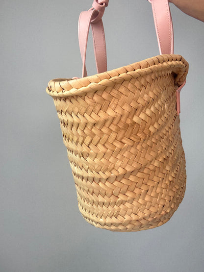 Celine Triomphe Basket Bag Pink
