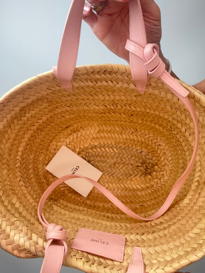 Celine Triomphe Basket Bag Pink