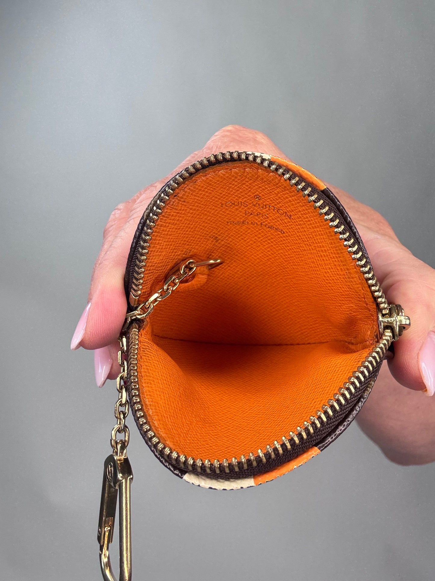 Louis Vuitton Vintage Groom Round Coin Key Pouch