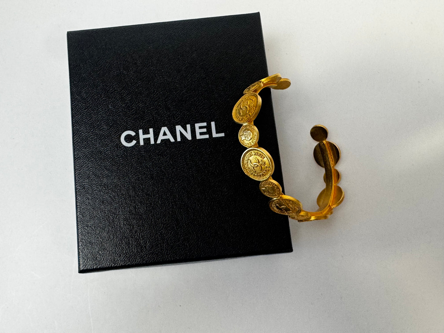 Chanel Rare Vintage Coin Cuff