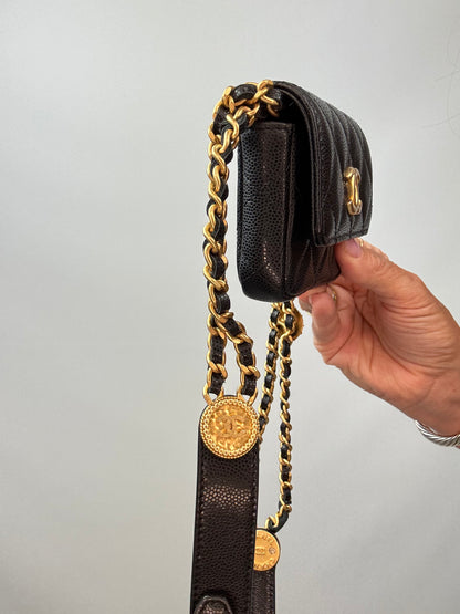 Chanel CC Madallions Flap Belt Bag