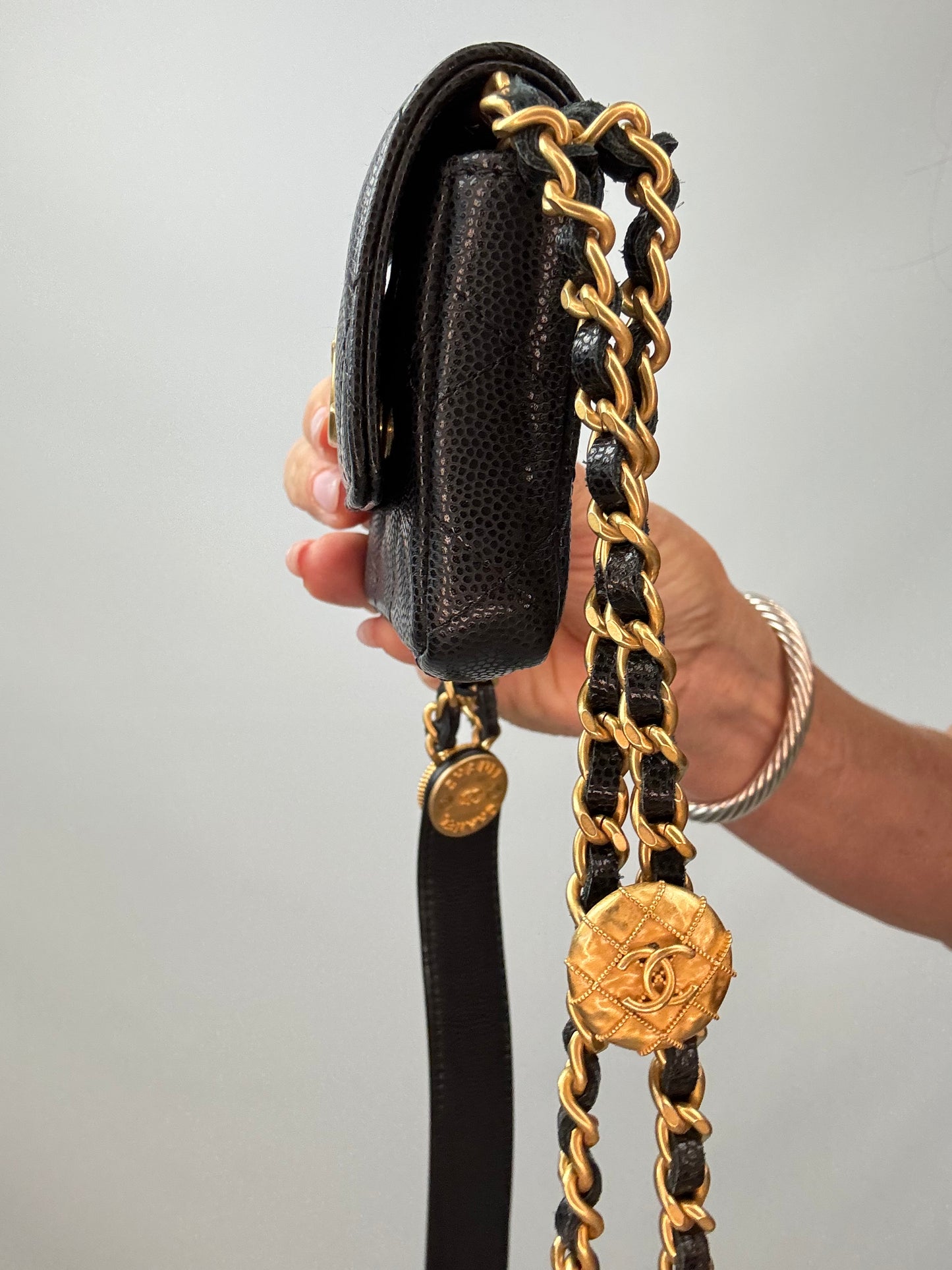 Chanel CC Madallions Flap Belt Bag