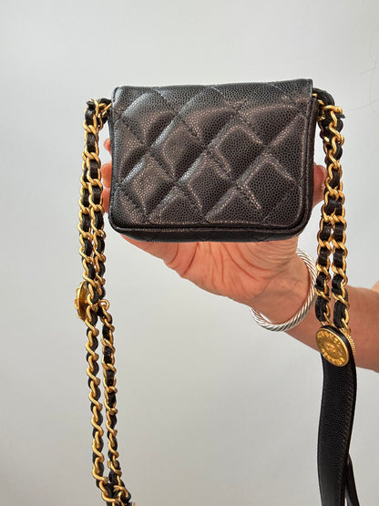 Chanel CC Madallions Flap Belt Bag