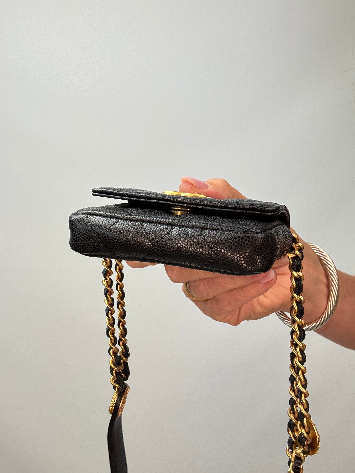 Chanel CC Madallions Flap Belt Bag