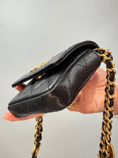 Chanel CC Madallions Flap Belt Bag