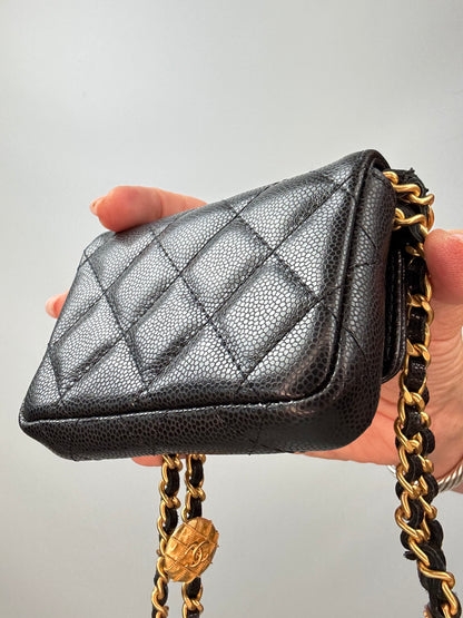 Chanel CC Madallions Flap Belt Bag