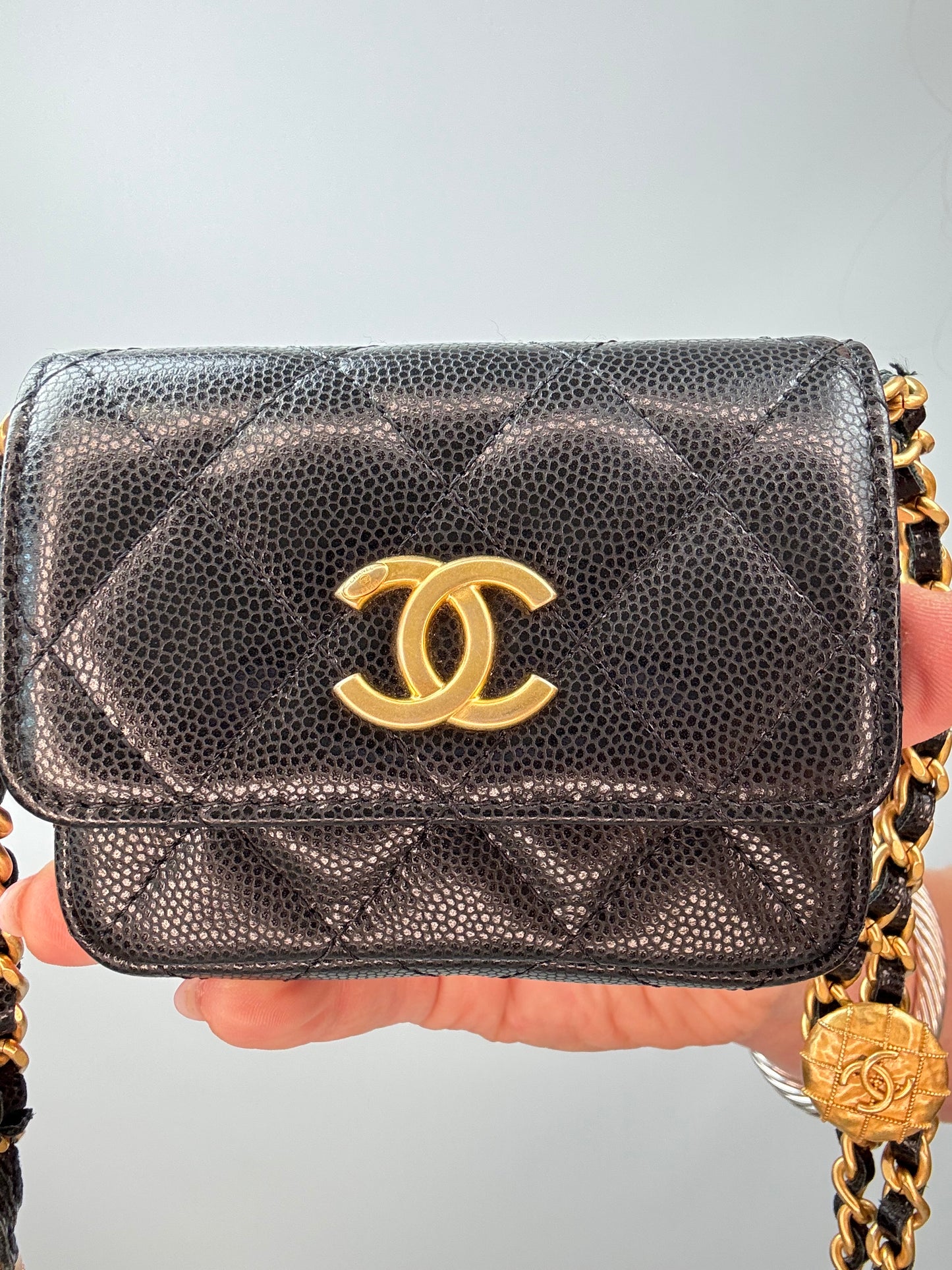 Chanel CC Madallions Flap Belt Bag