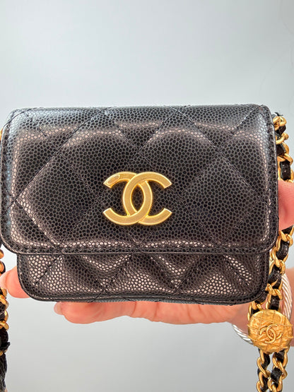 Chanel CC Madallions Flap Belt Bag