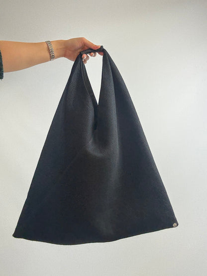 MM6 Maison Margiela Japanese Mesh Shoulder Bag — Black.