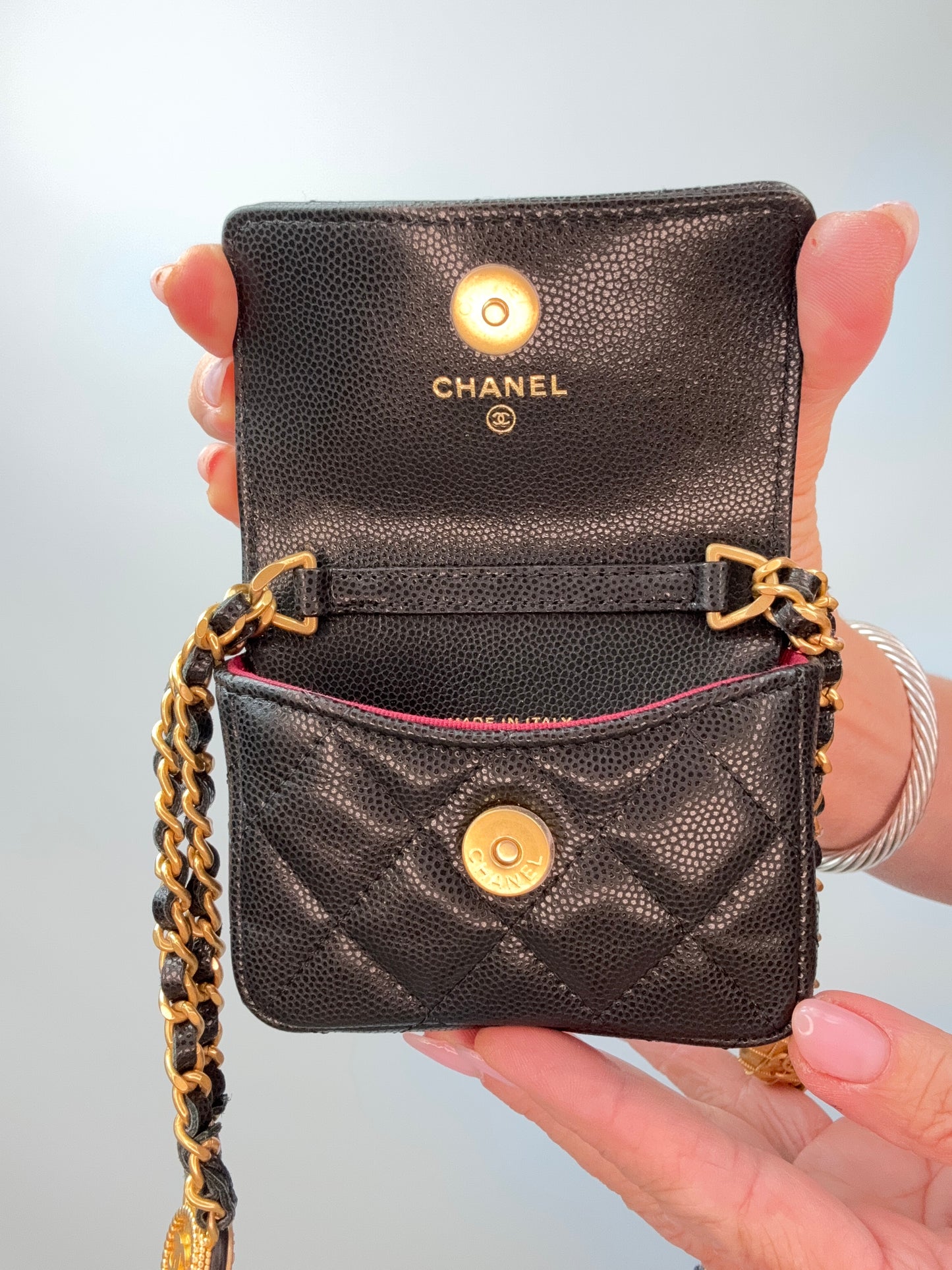 Chanel CC Madallions Flap Belt Bag