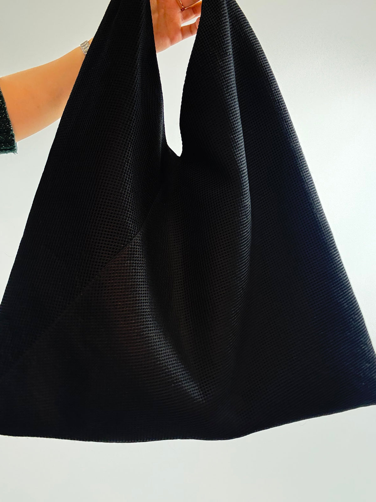 MM6 Maison Margiela Japanese Mesh Shoulder Bag — Black.