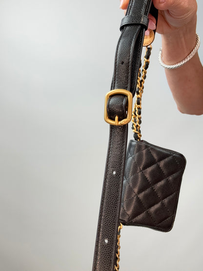 Chanel CC Madallions Flap Belt Bag