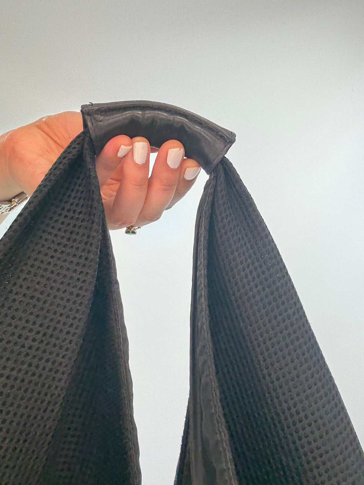 MM6 Maison Margiela Japanese Mesh Shoulder Bag — Black.