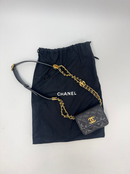 Chanel CC Madallions Flap Belt Bag