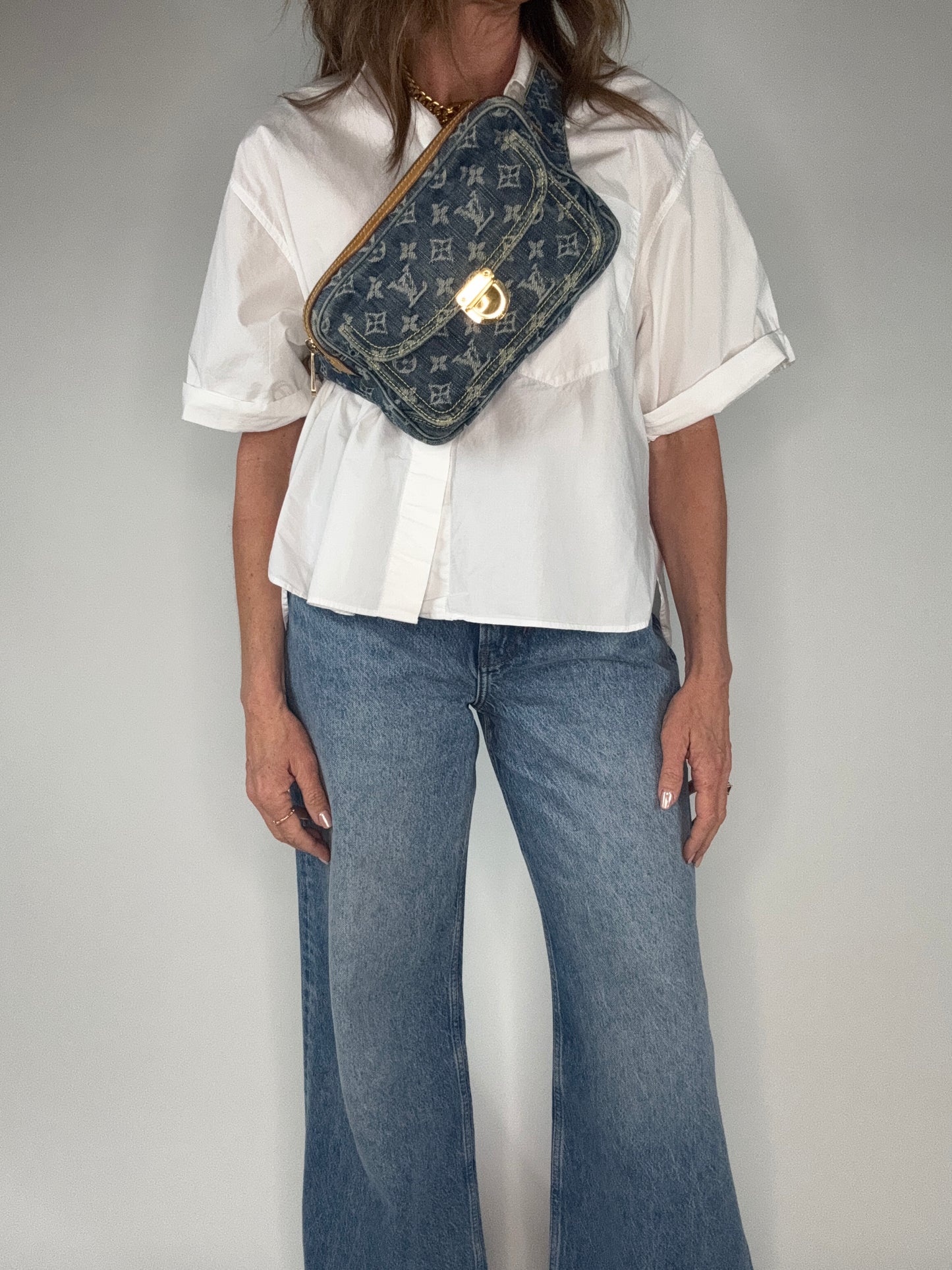 Louis Vuitton Denim Monogram Bum Bag