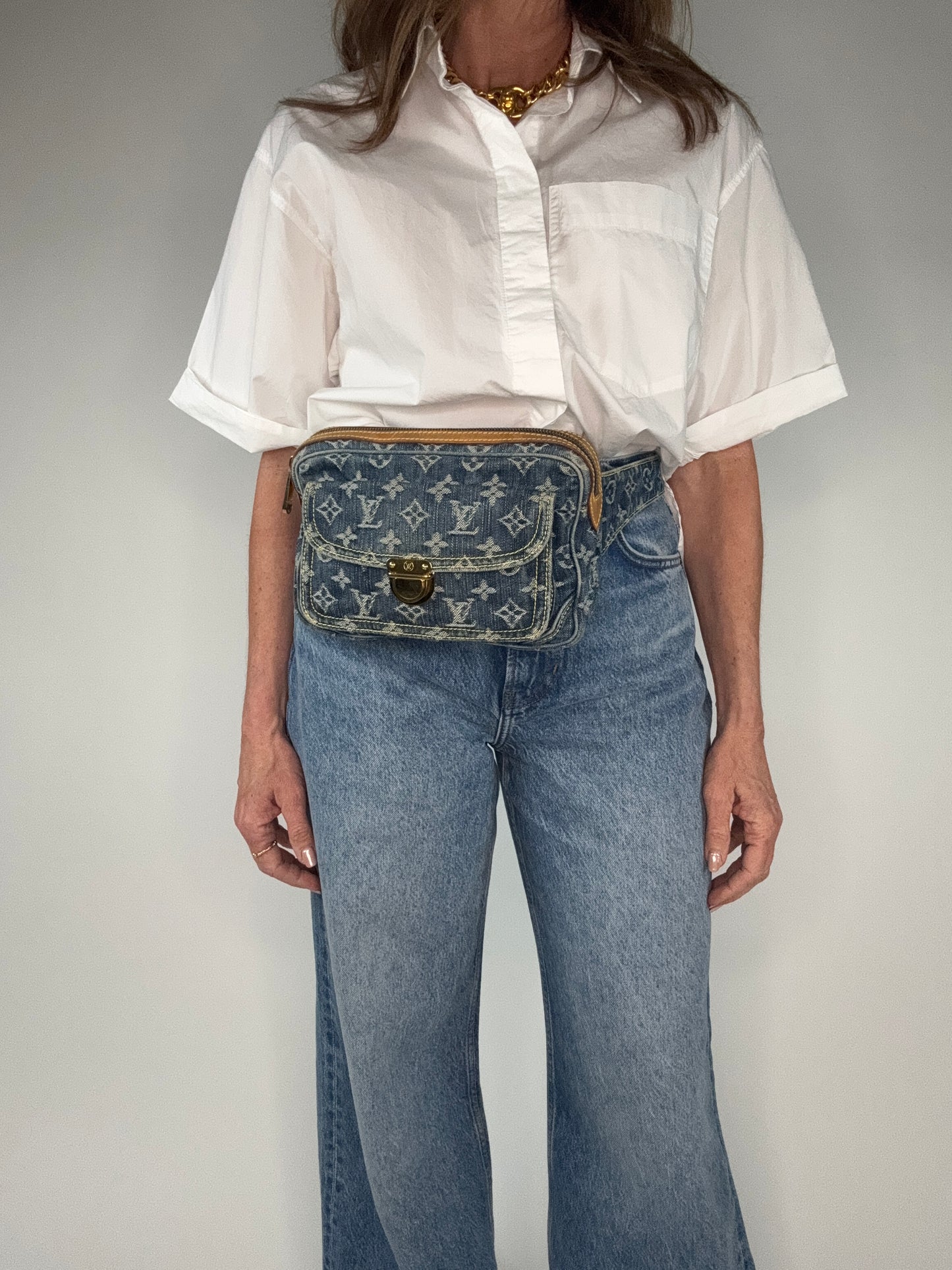 Louis Vuitton Denim Monogram Bum Bag
