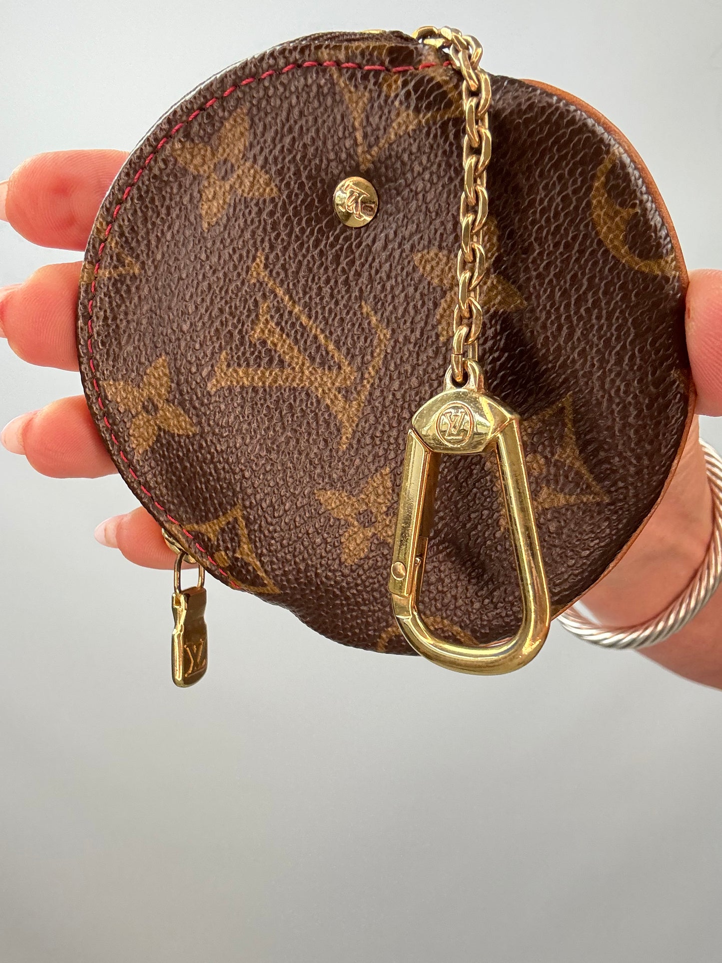 LOUIS VUITTON Monogram Cerises Round Coin Purse