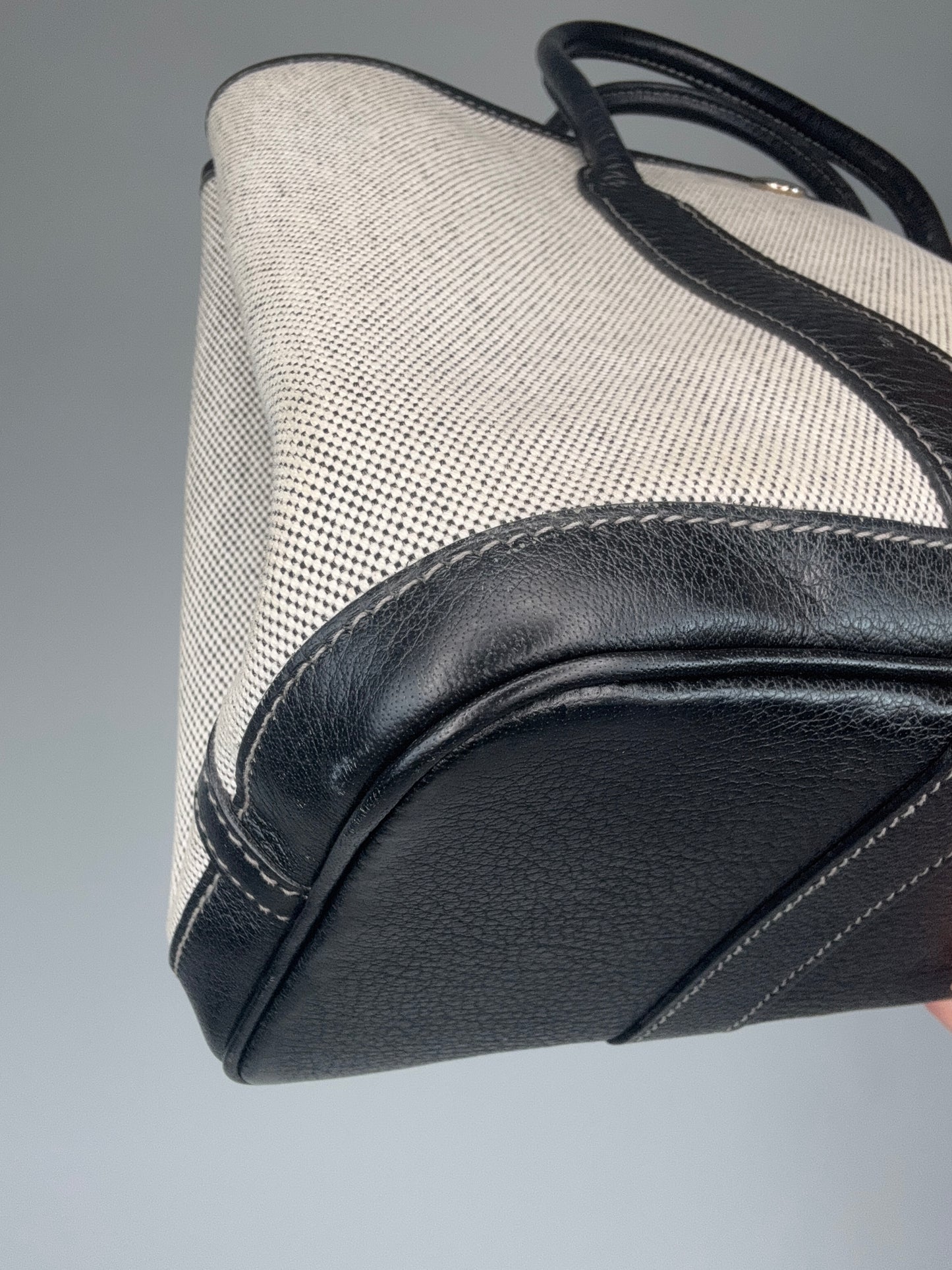 Hermes 30 TMP Garden Party Black Biege