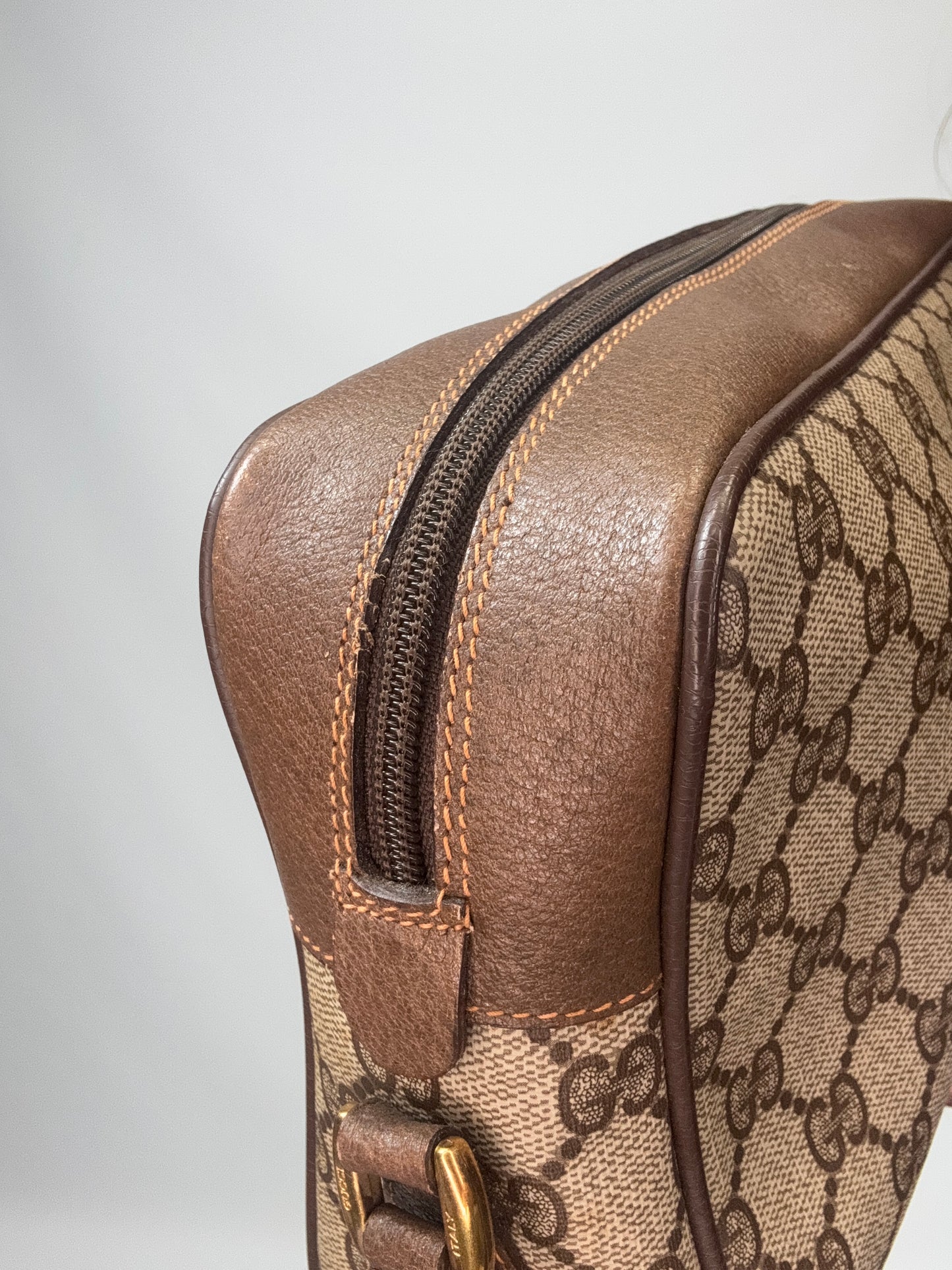 Gucci GG Supreme Web Sherry Line Crossbody - Vintage