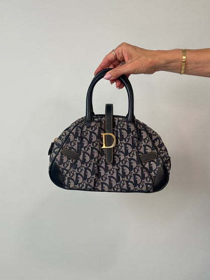 Christian Dior Double Saddle Bowler Small