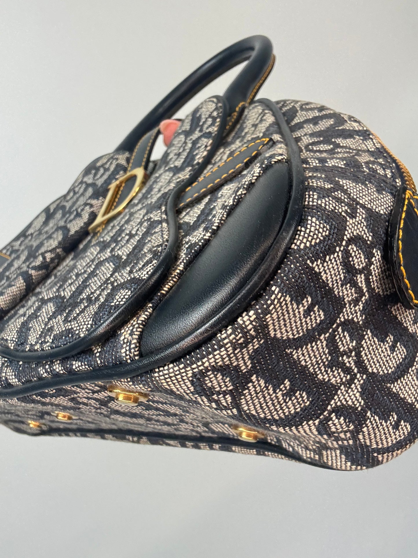 Christian Dior Double Saddle Bowler Small