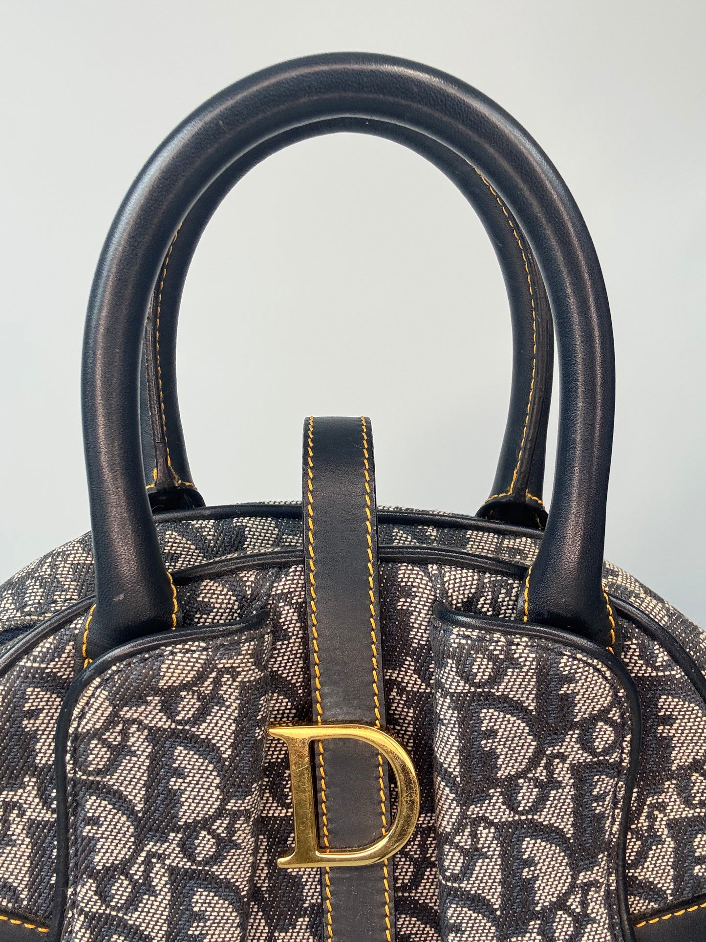 Christian Dior Double Saddle Bowler Small