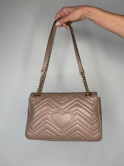Gucci GG Marmont Medium Matelasse Shoulder Bag