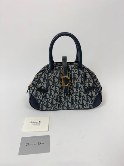 Christian Dior Double Saddle Bowler Small