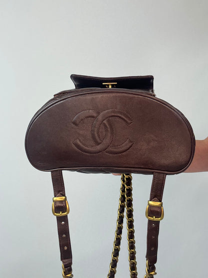 Chanel Vintage Duma Brown Packpack