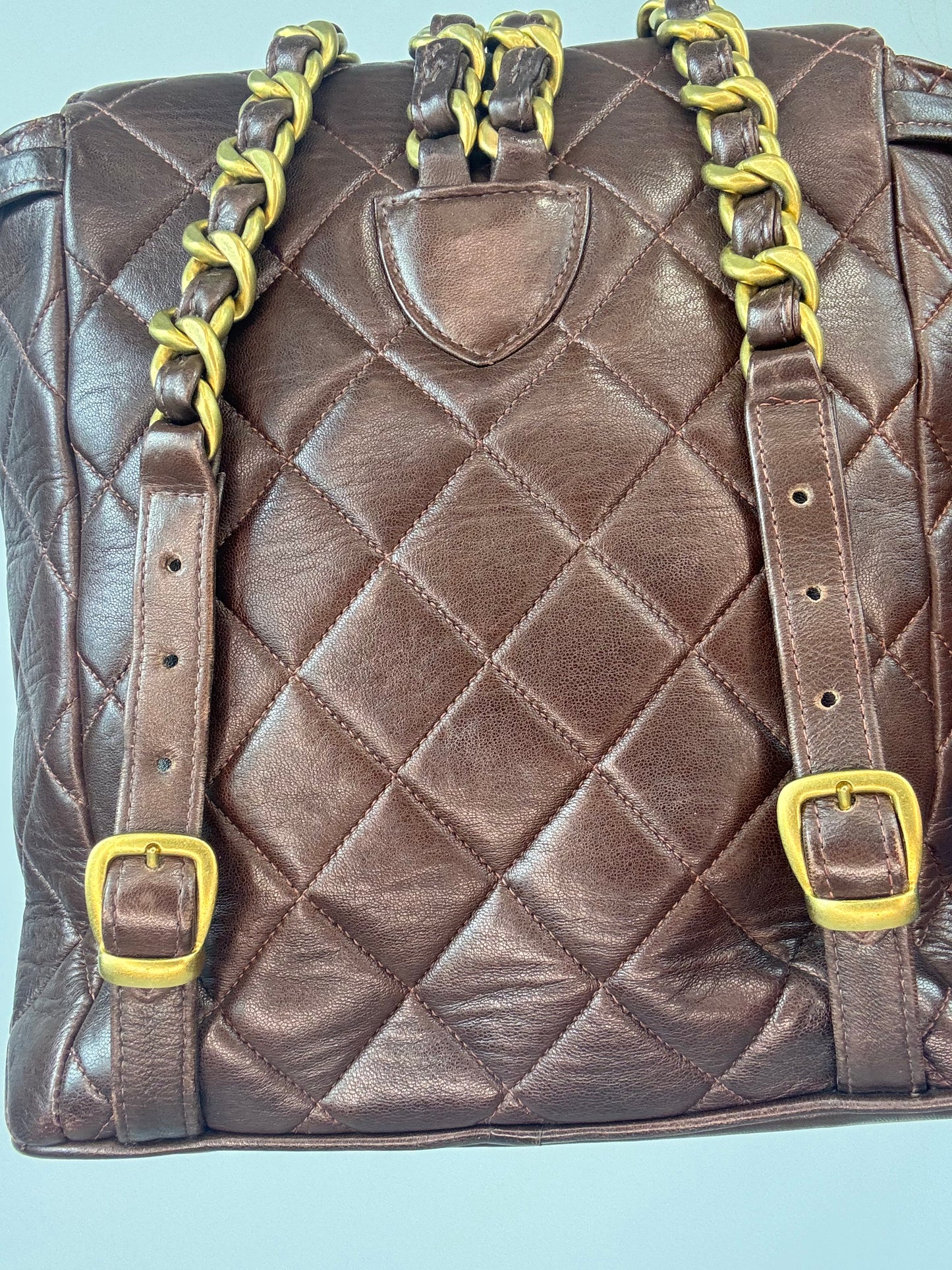 Chanel Vintage Duma Brown Packpack