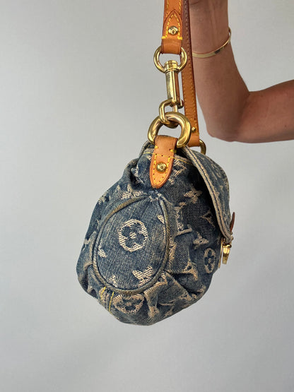 Louis Vuitton Monogram Denim Pleaty